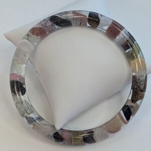 Handmade Gemstone Bangle Bracelet